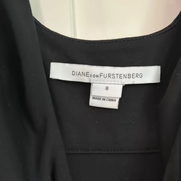 Diane Von Furstenberg Black Bridget Sheath Midi Dress - Picture 4 of 7